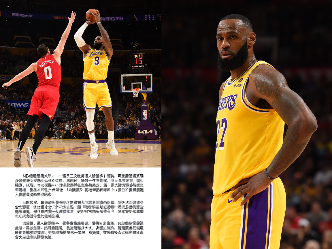 NBA湖人队比赛精彩瞬间